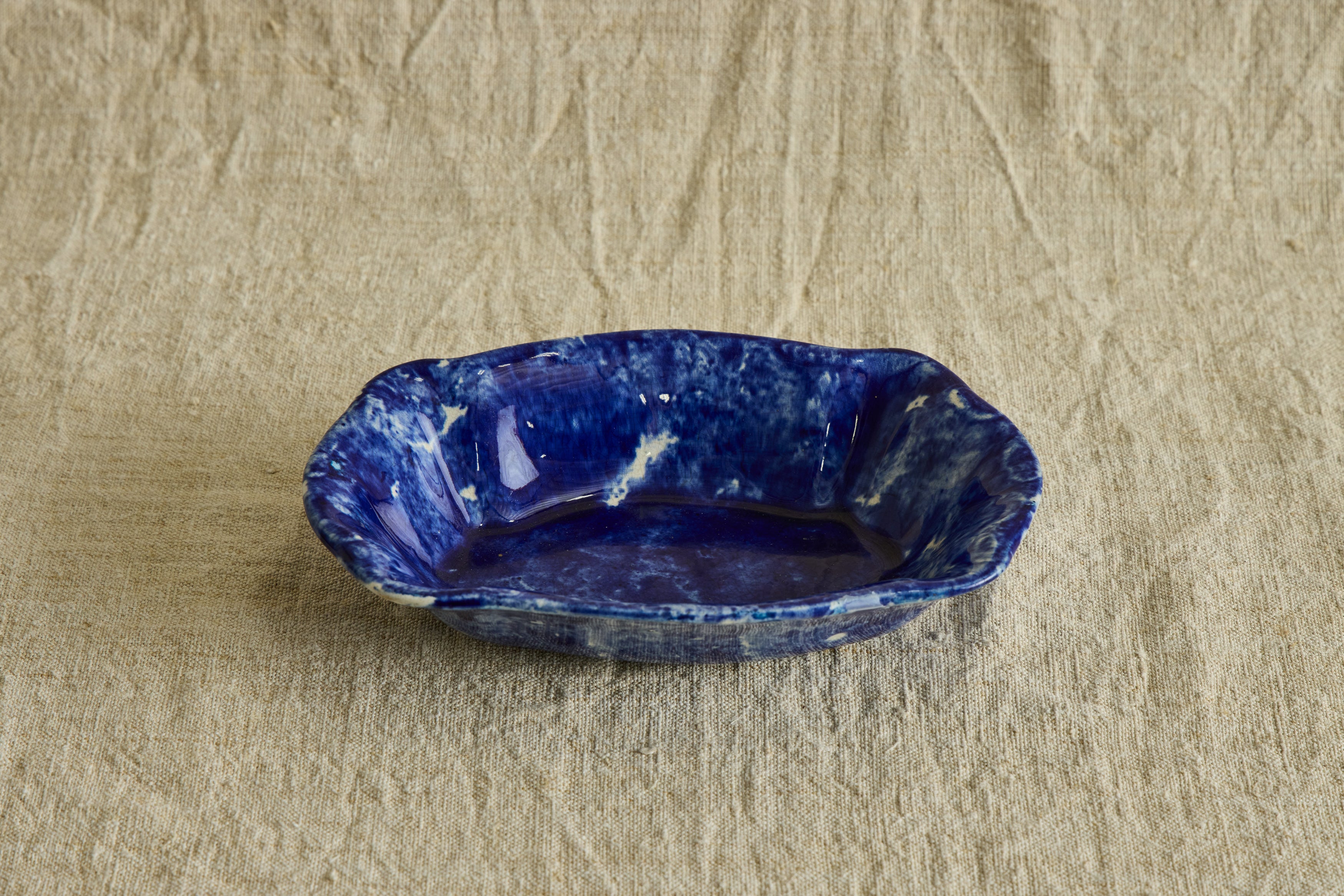 19th Century Spongeware Dish No. 1