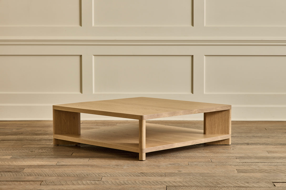Square Shelf Coffee Table, 42"