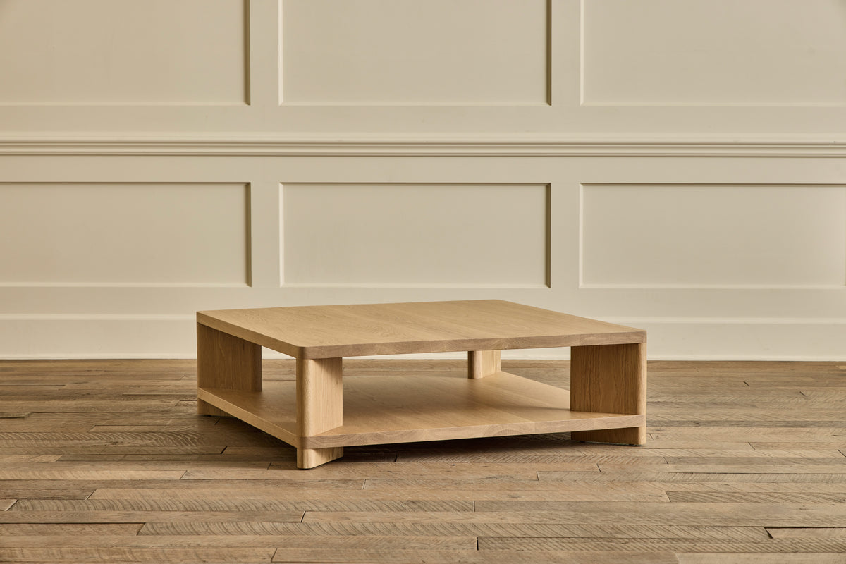 Square Shelf Coffee Table, 42"