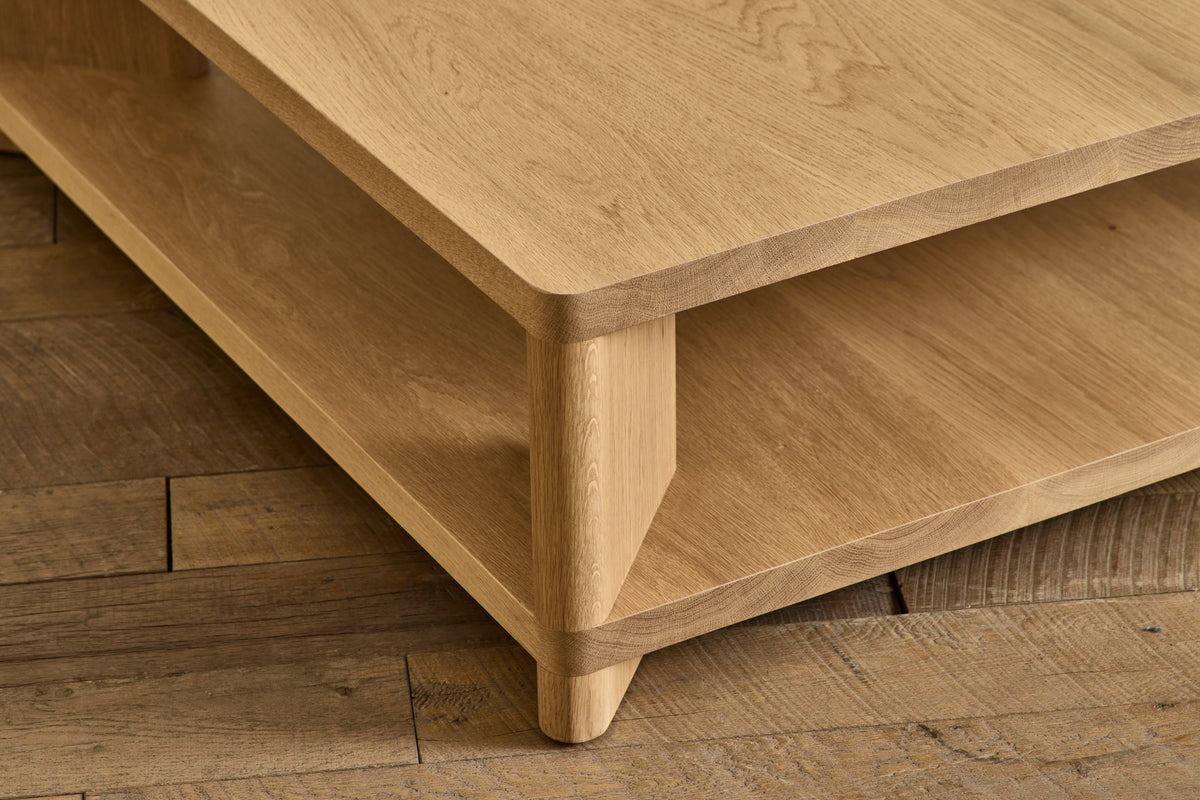 Square Shelf Coffee Table, 42"