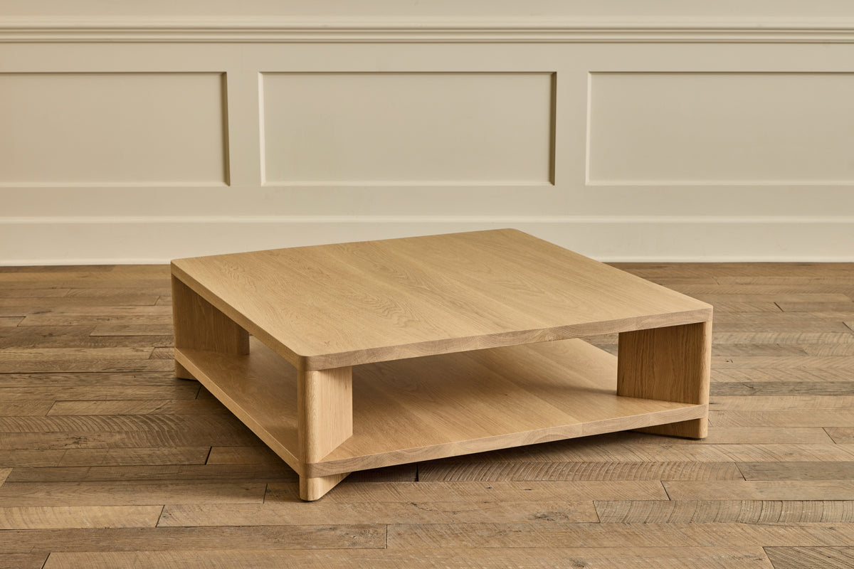 Square Shelf Coffee Table, 42"