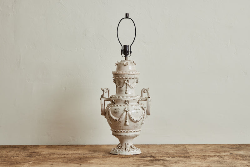 Ornate Ceramic Table Lamp