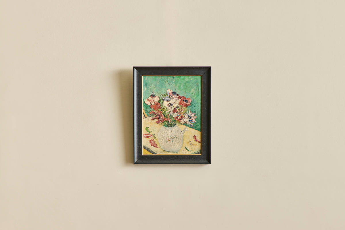 VTG FLOWER VASE STILL LIFE PAINTING