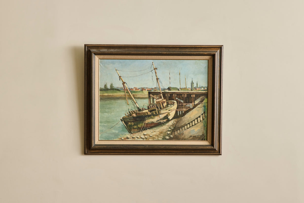 VTG SHIP PAINTING