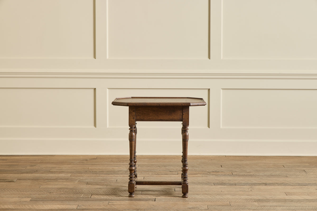 VTG OCTAGONAL SIDE TABLE