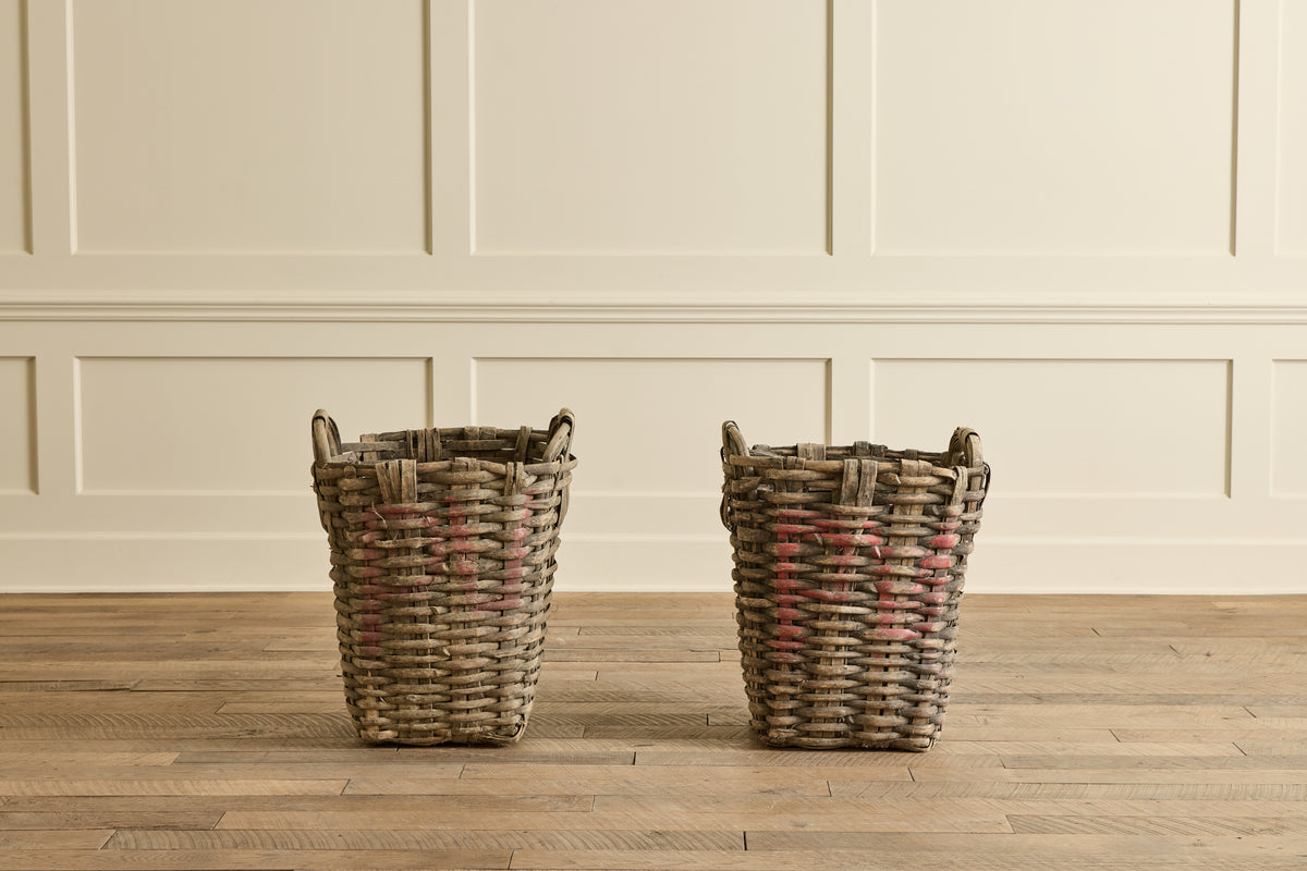 VTG FRENCH GRAPE HARVEST BASKET