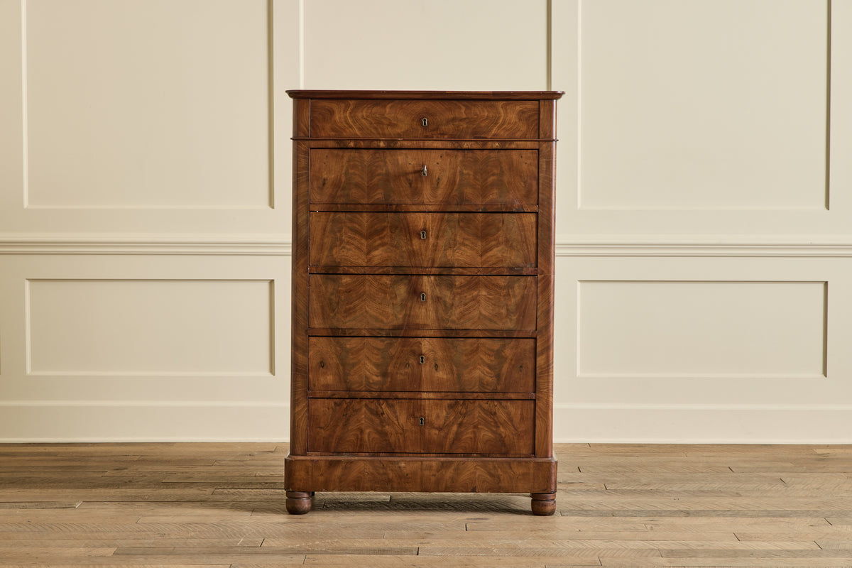 VTG TALL CHEST OF DRAWERS
