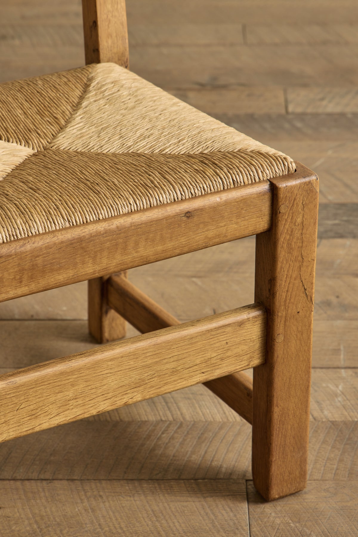Set of 6 High Back Rush Chairs