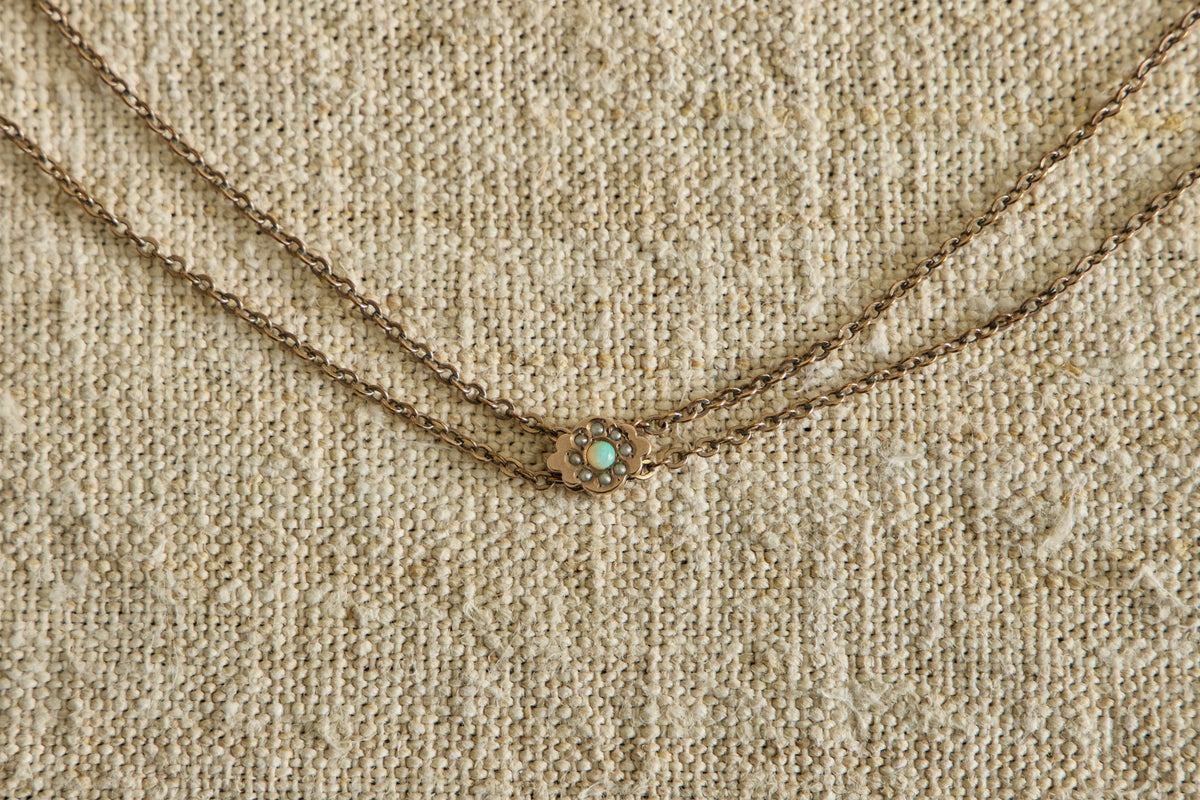 Late 19th Century Opal Necklace