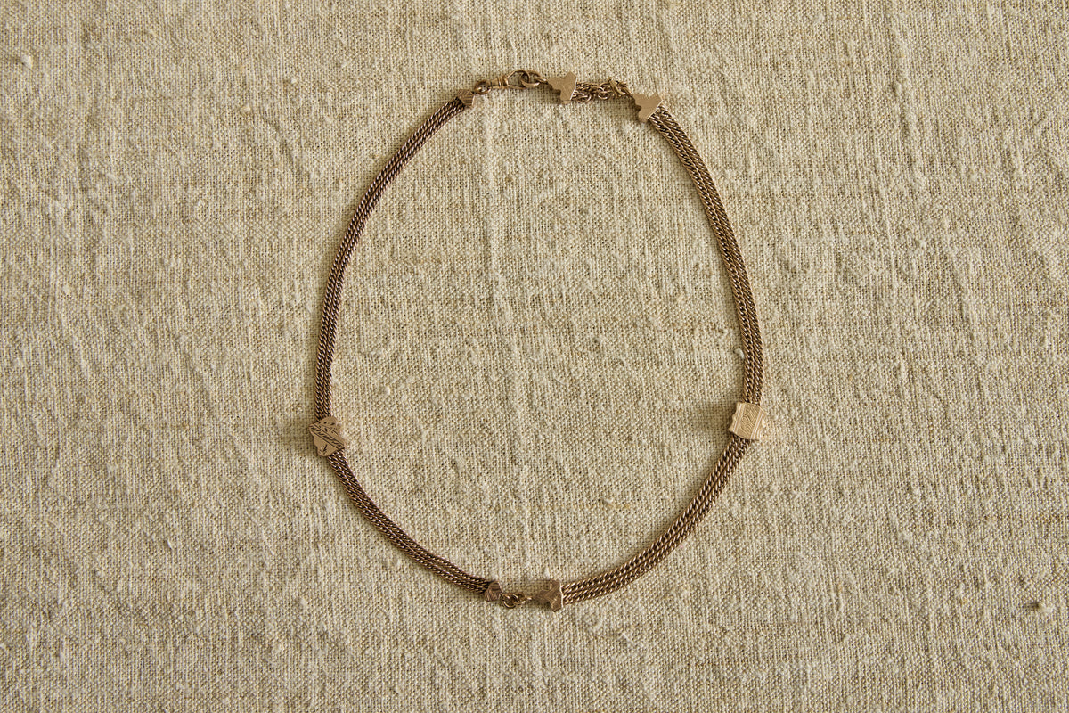 Mid 19th Century Etched Necklace
