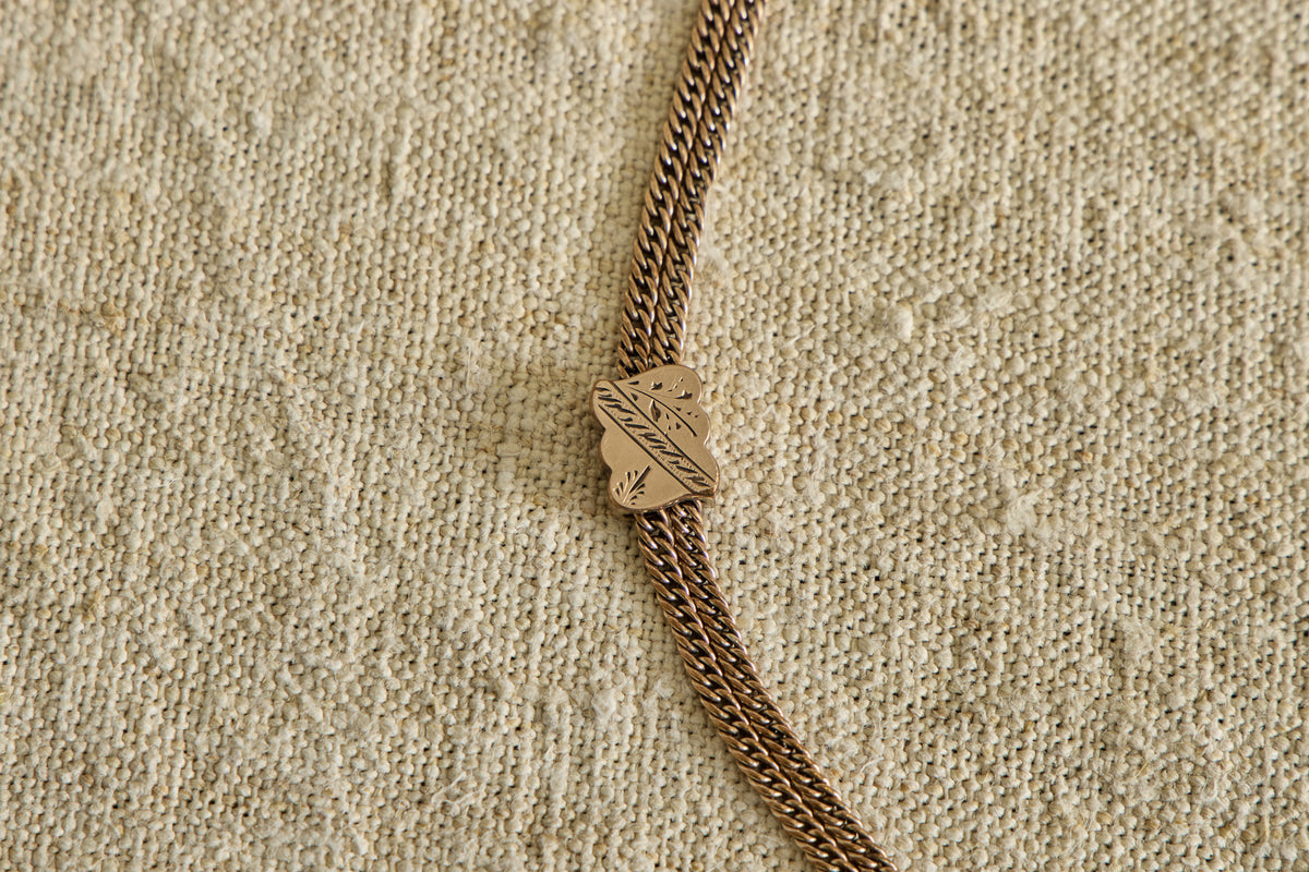 Mid 19th Century Etched Necklace