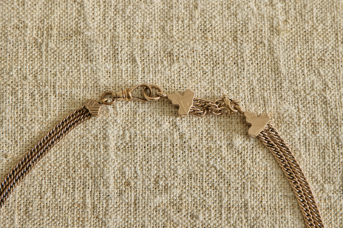 Mid 19th Century Etched Necklace