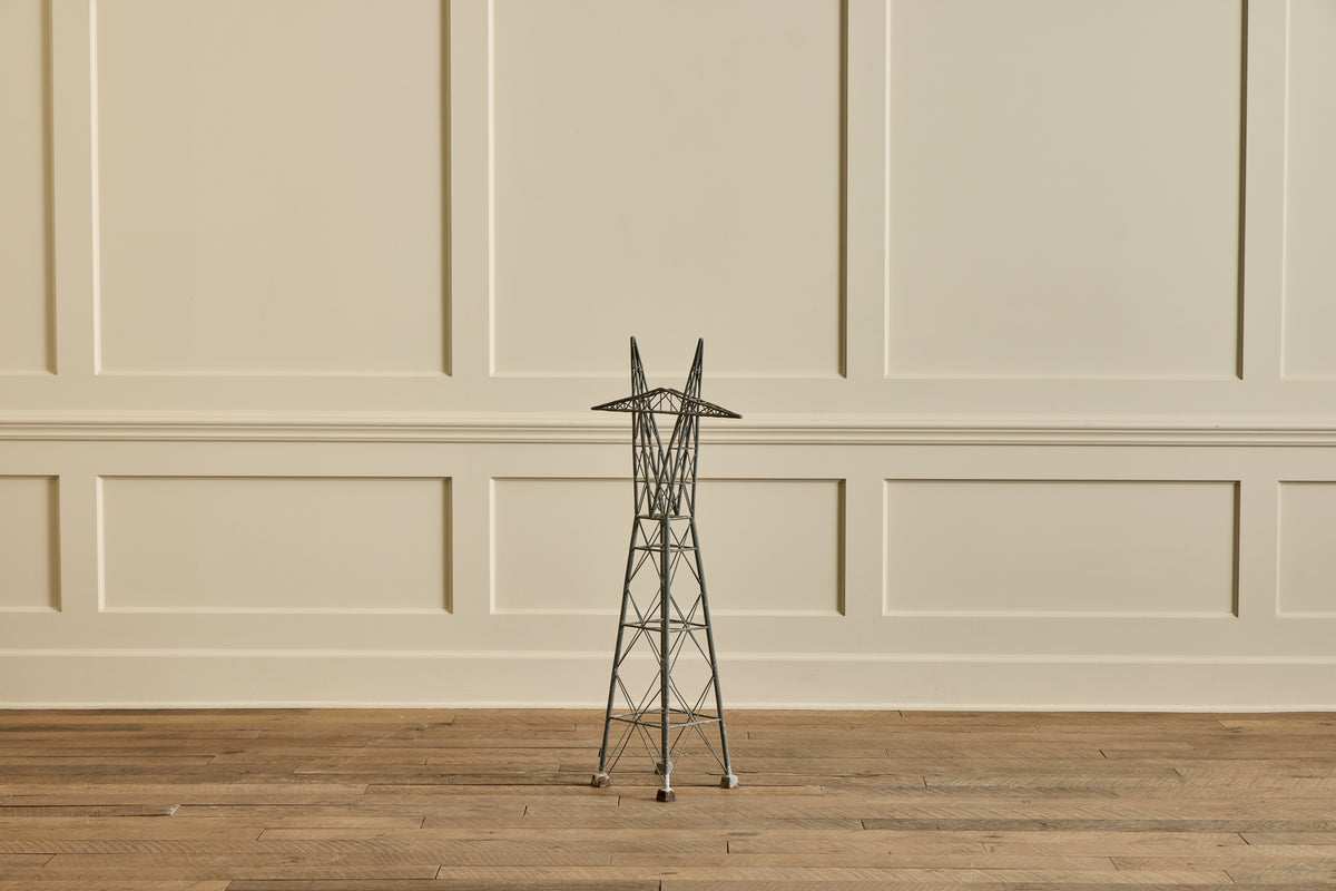 1950s Metal Tower Sculpture