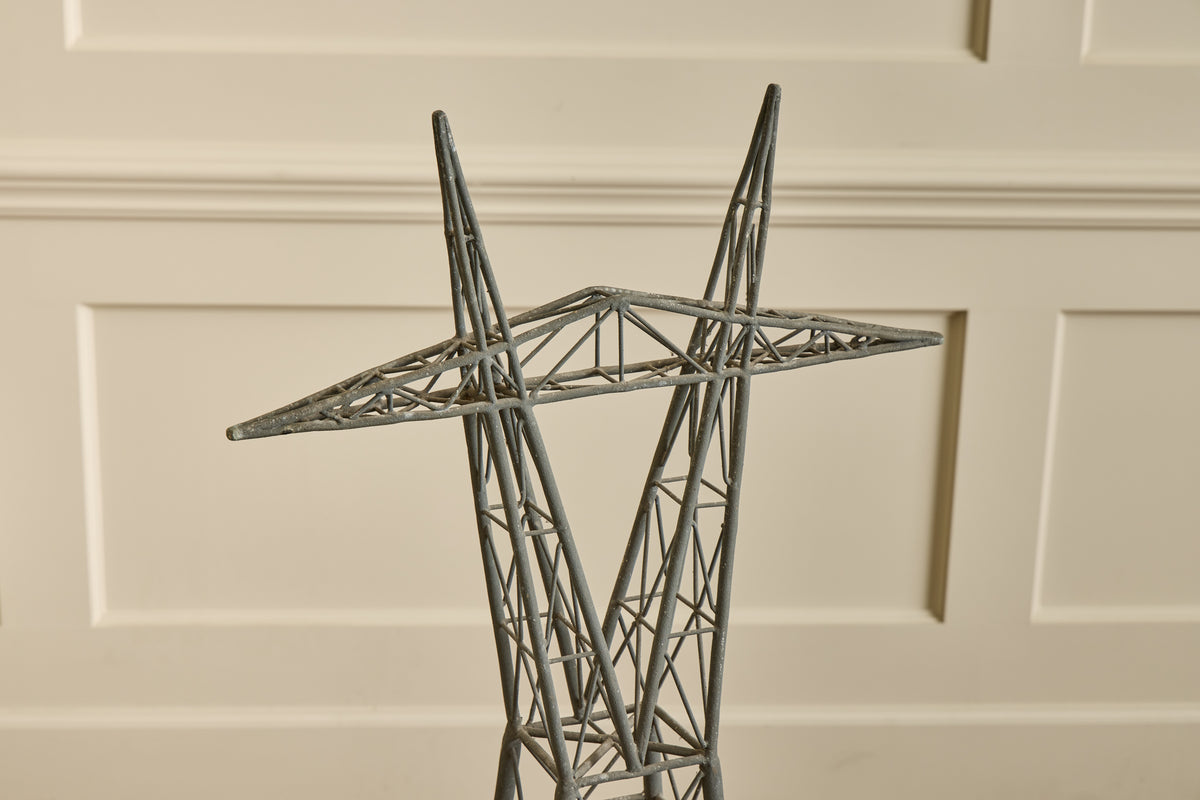 1950s Metal Tower Sculpture