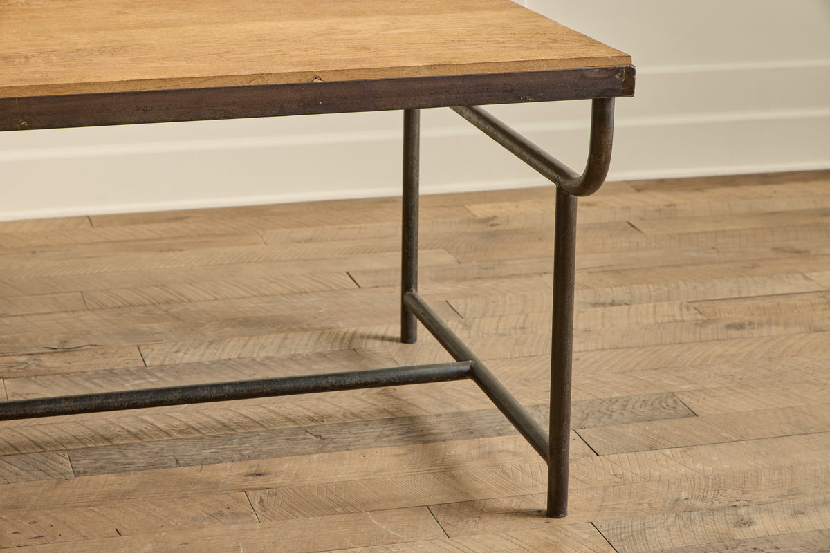 Industrial Iron & Oak Table