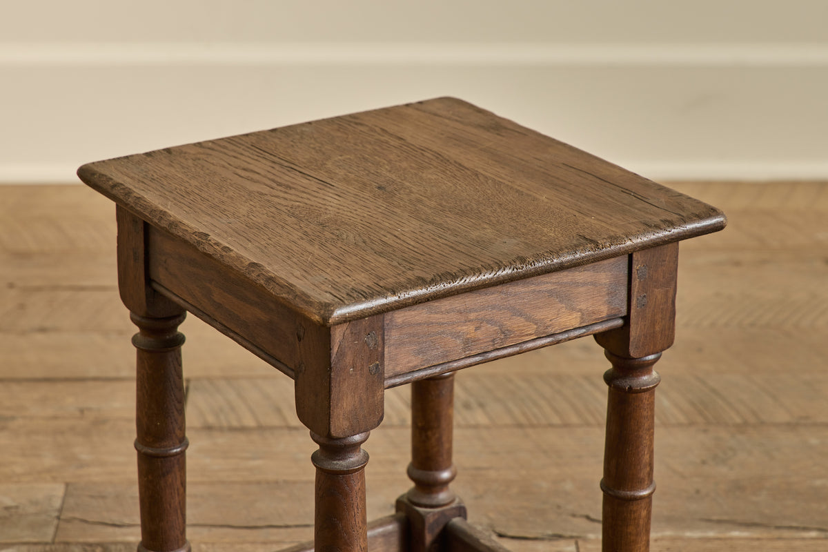 Pair of Oak Stools