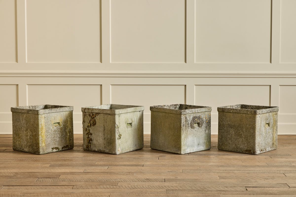 Large Willy Guhl Square Planter