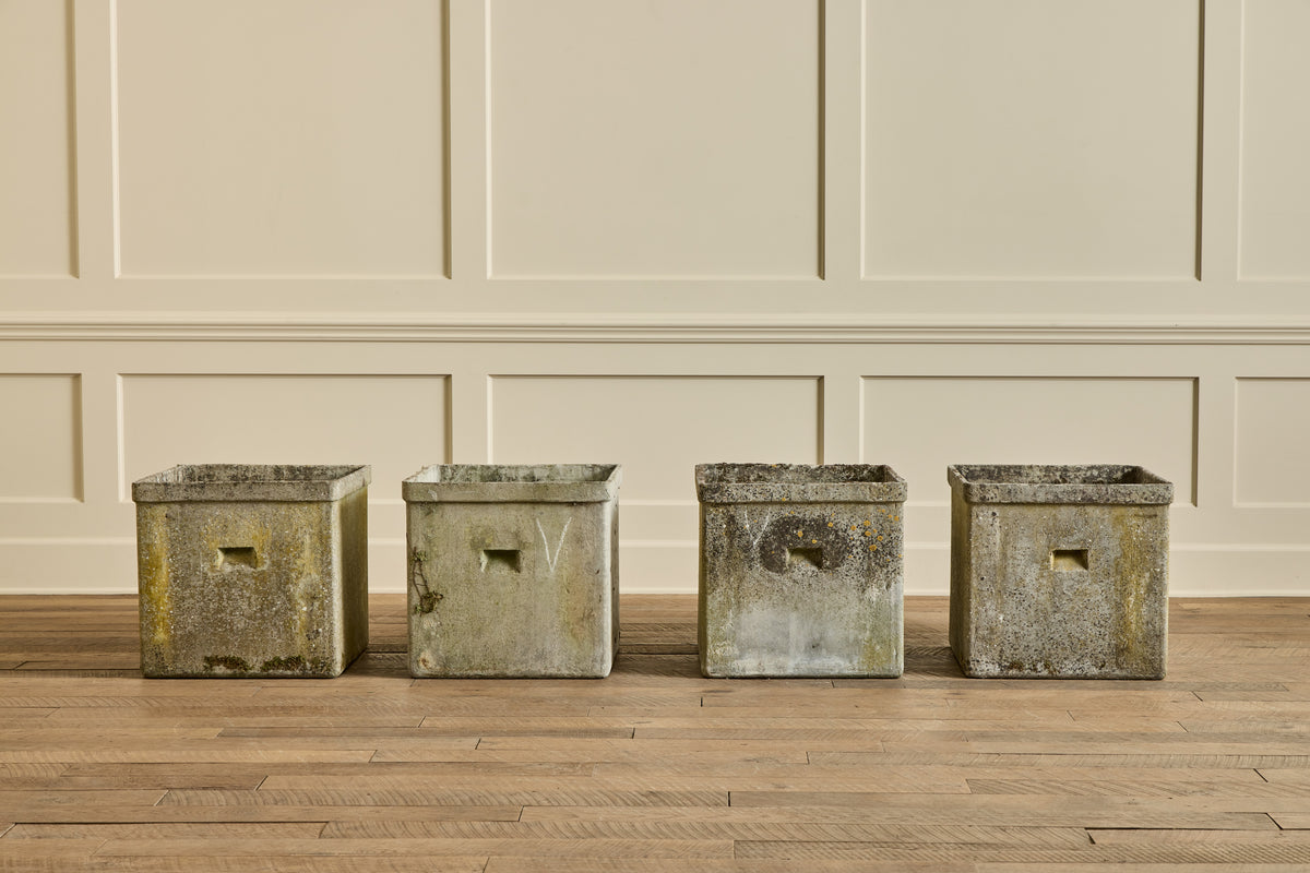 Large Willy Guhl Square Planter