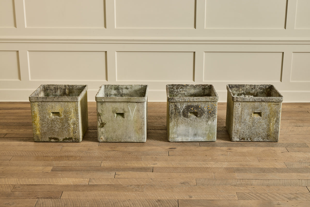 Large Willy Guhl Square Planter