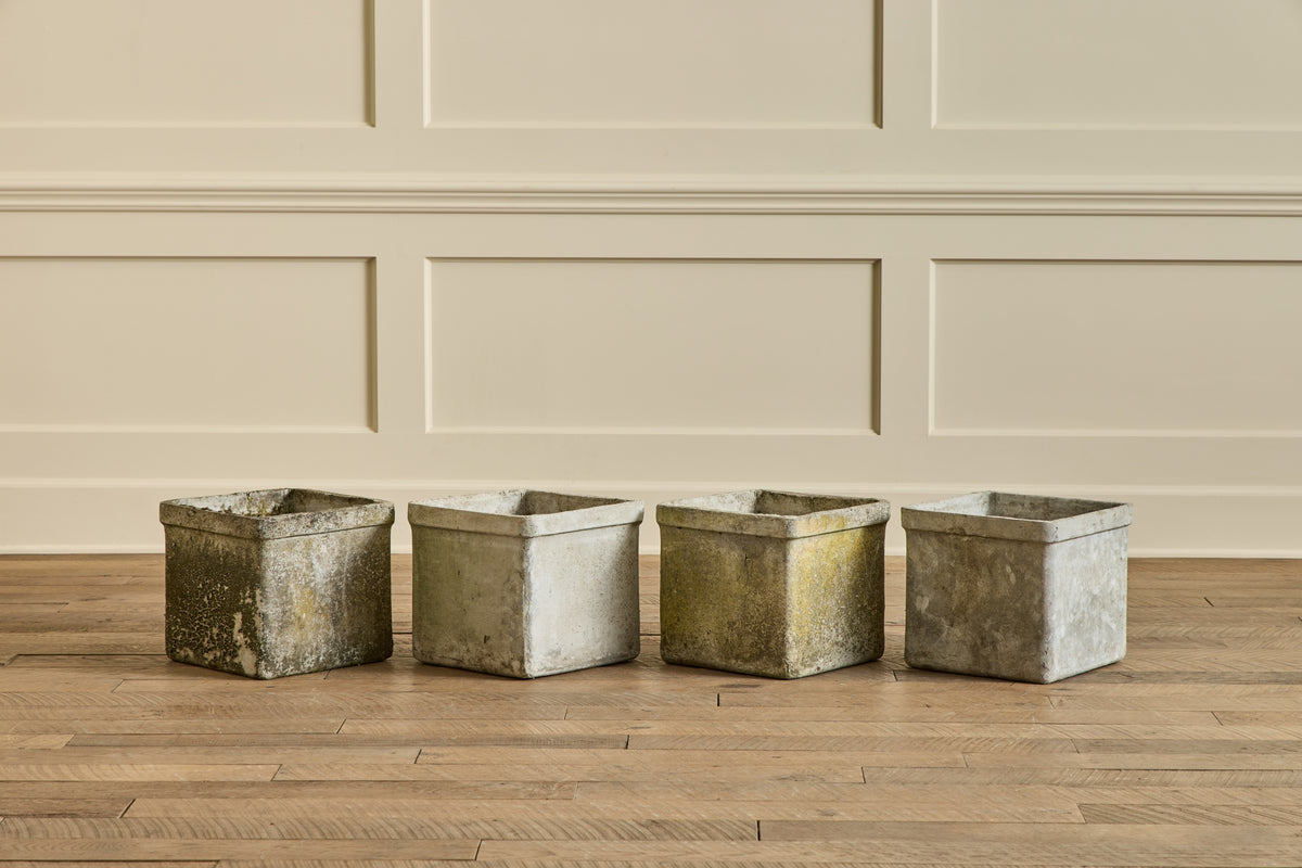Small Willy Guhl Square Planter