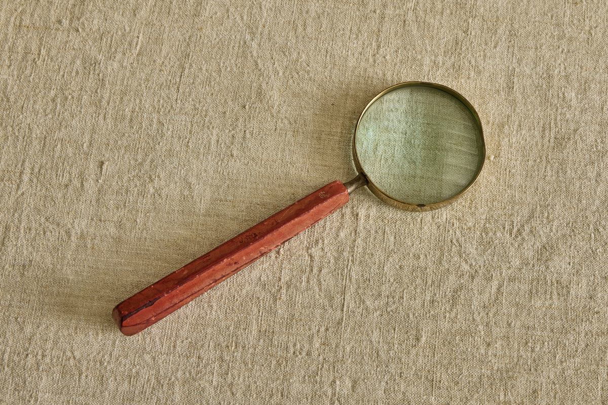 Leather Handle Magnifying Glass