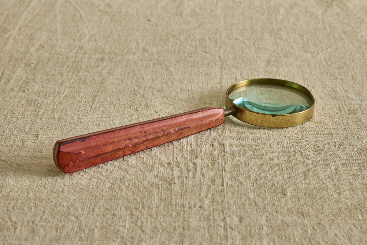 Leather Handle Magnifying Glass