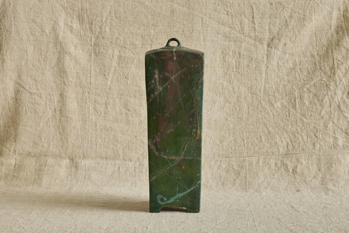 Ceramic Green Lidded Jar