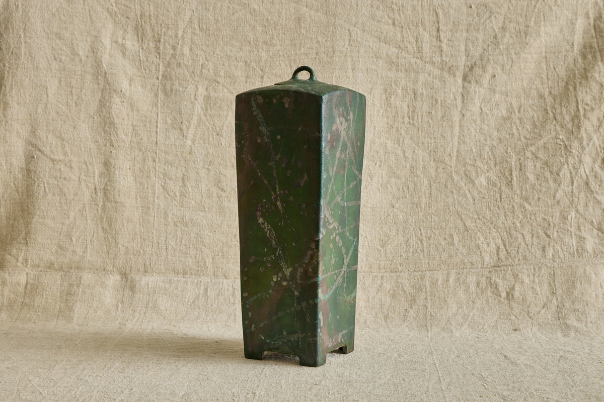 Ceramic Green Lidded Jar