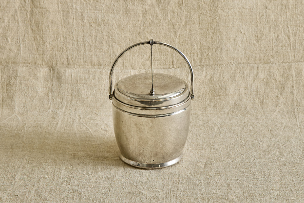 VTG SILVER LIDDED CHAMPAGNE BUCKET