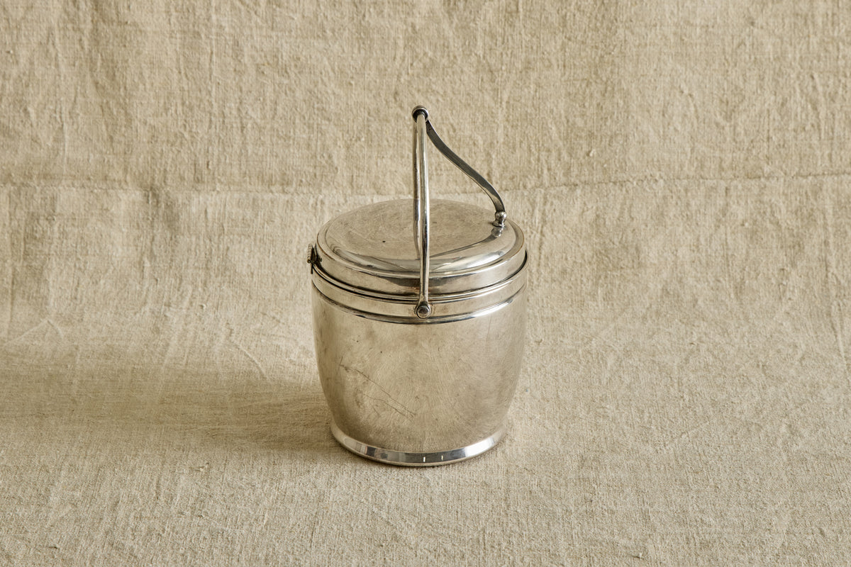 Silver Lidded Champagne Bucket