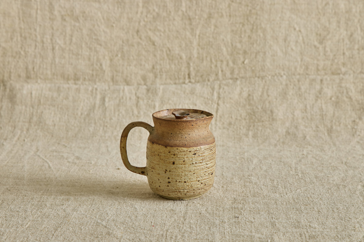Small Ceramic Lidded Pitcher