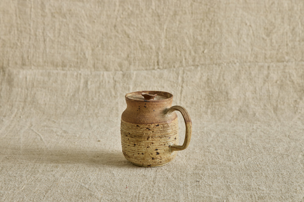Small Ceramic Lidded Pitcher