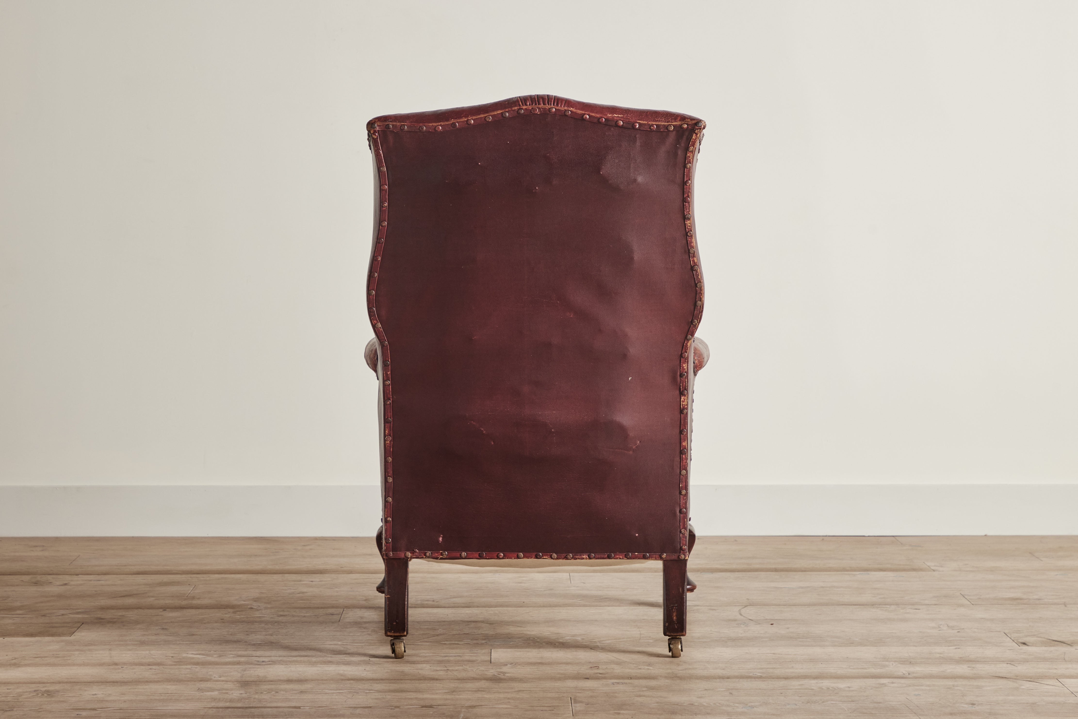 Leather Wingback Chair