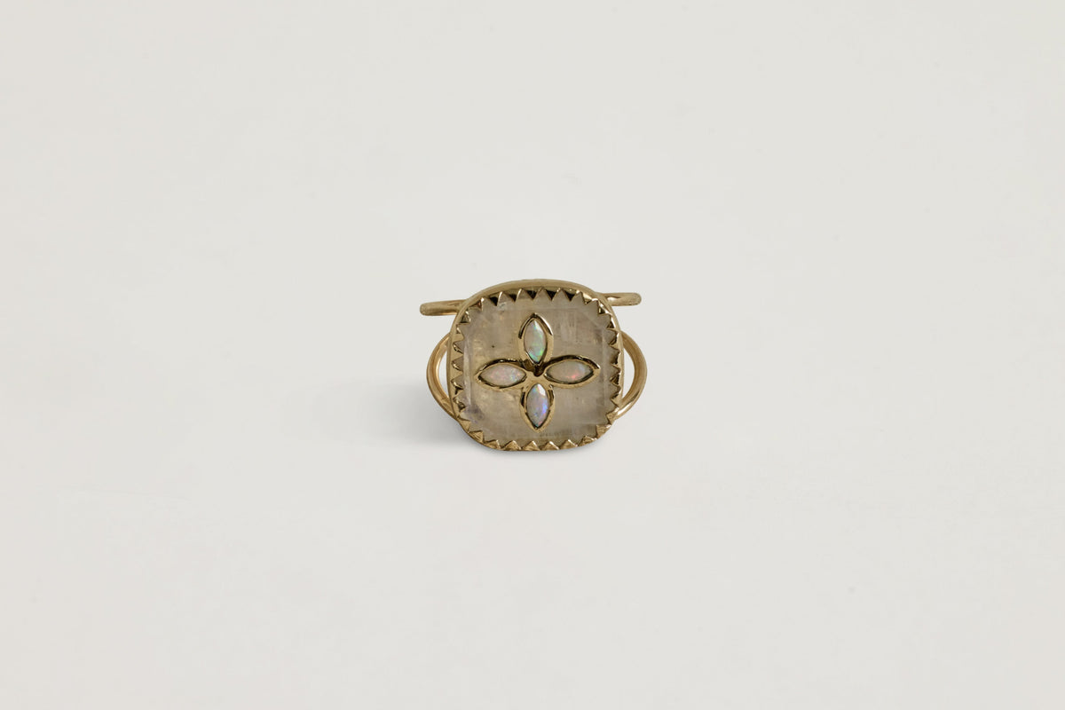 Bowie N°2 Ring, Moonstone (Size 52)