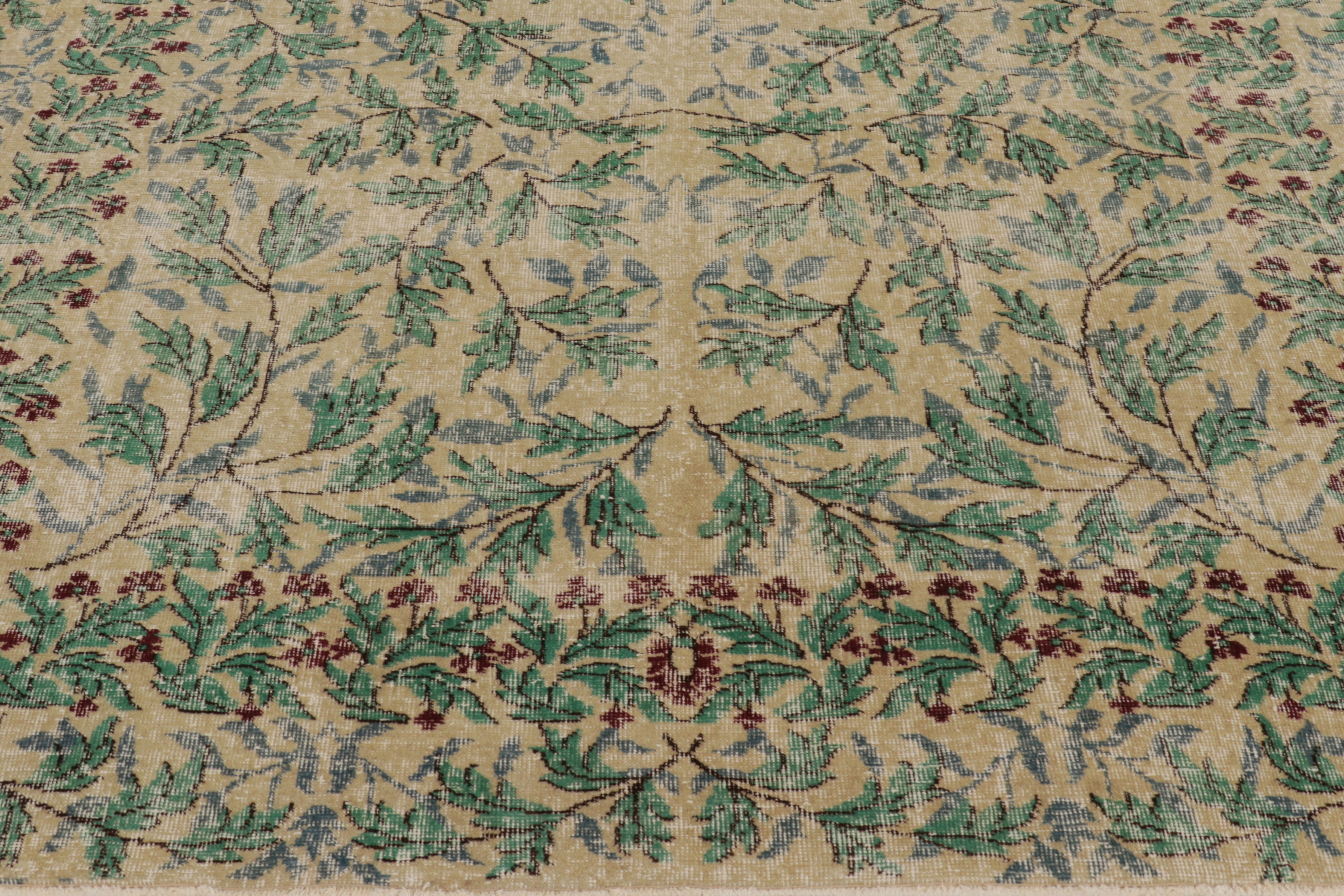 Turkish Botanical Rug 6’8 X 9’10