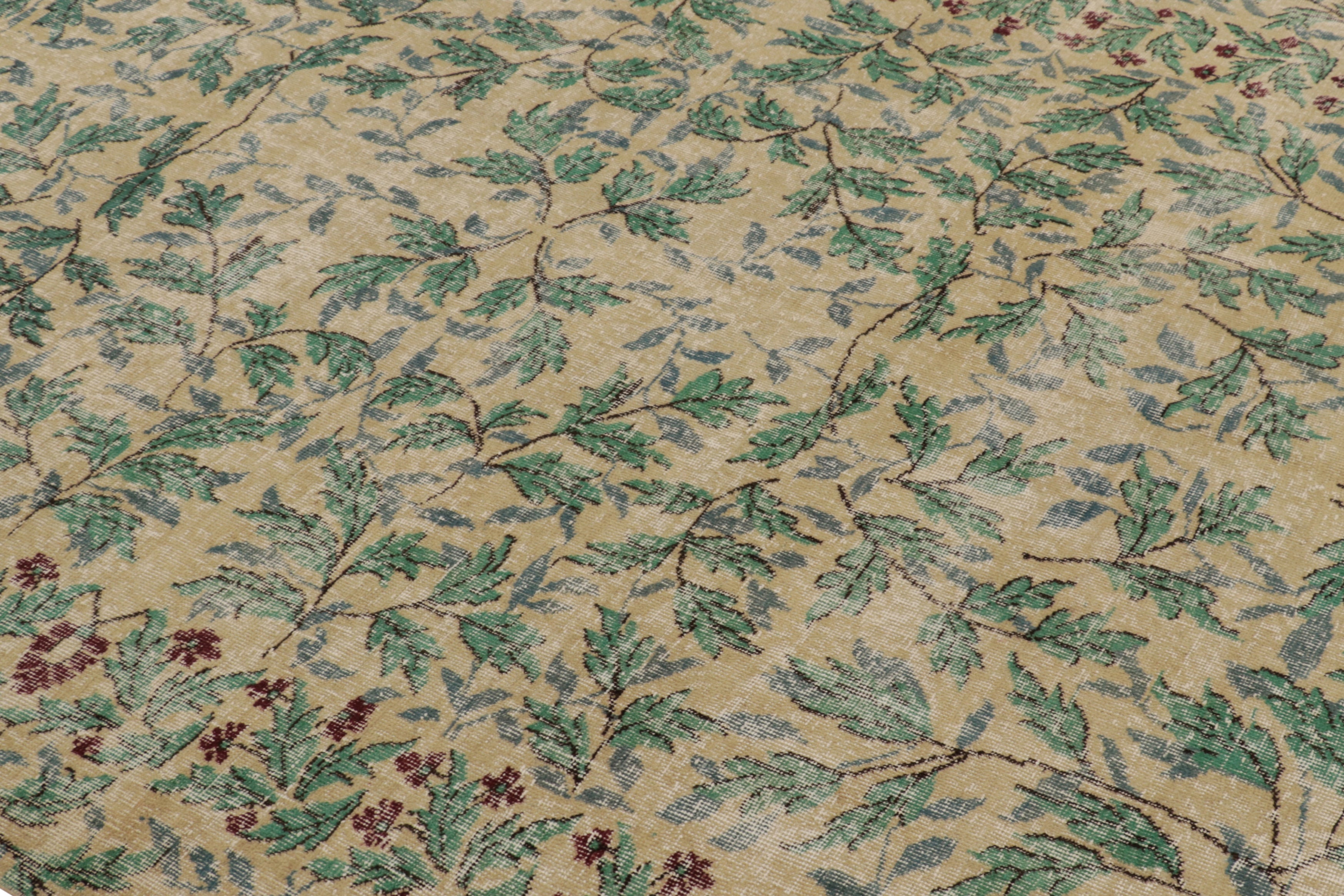 Turkish Botanical Rug 6’8 X 9’10