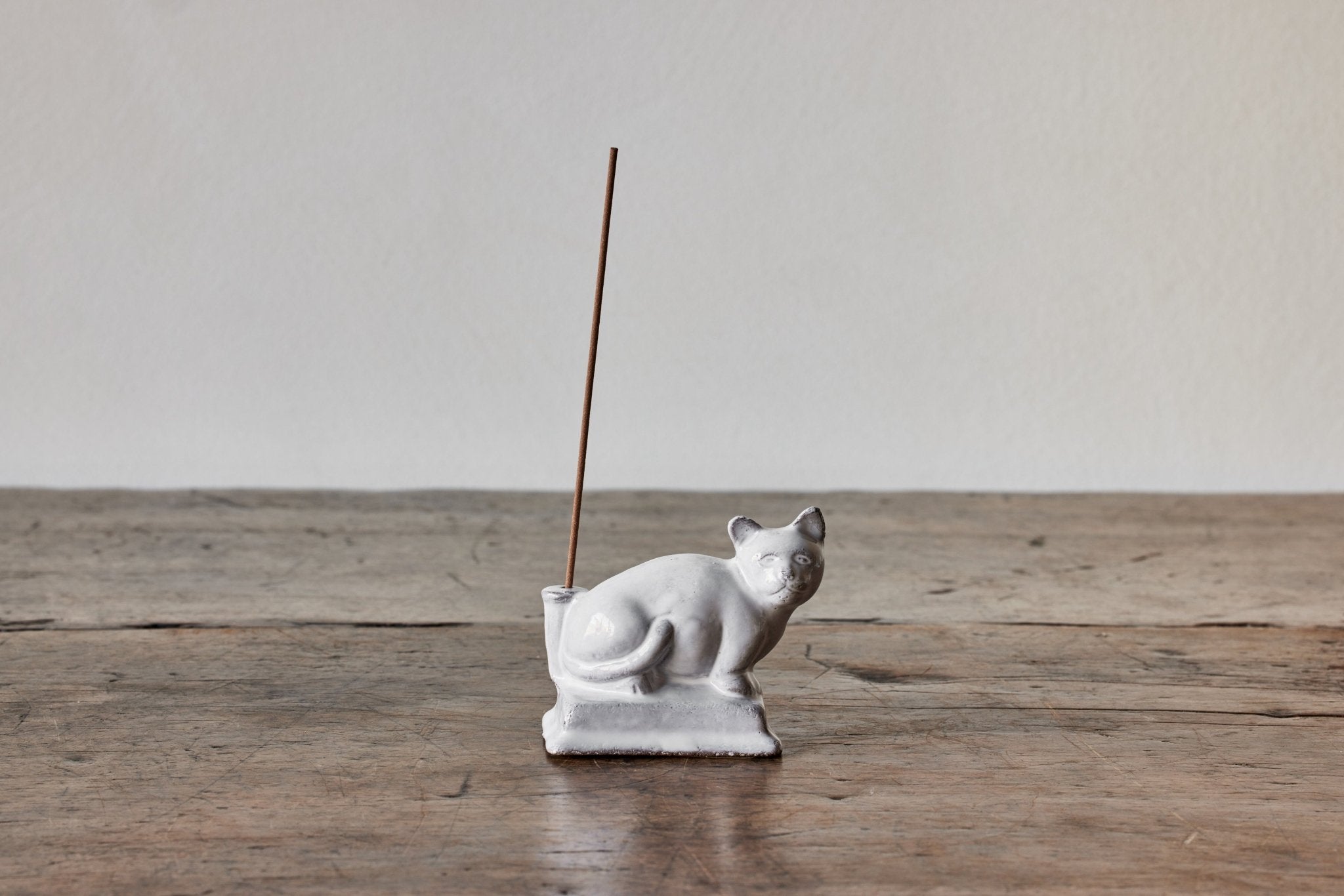 Astier de Villatte, Minou Cat Incense Holder - Nickey Kehoe