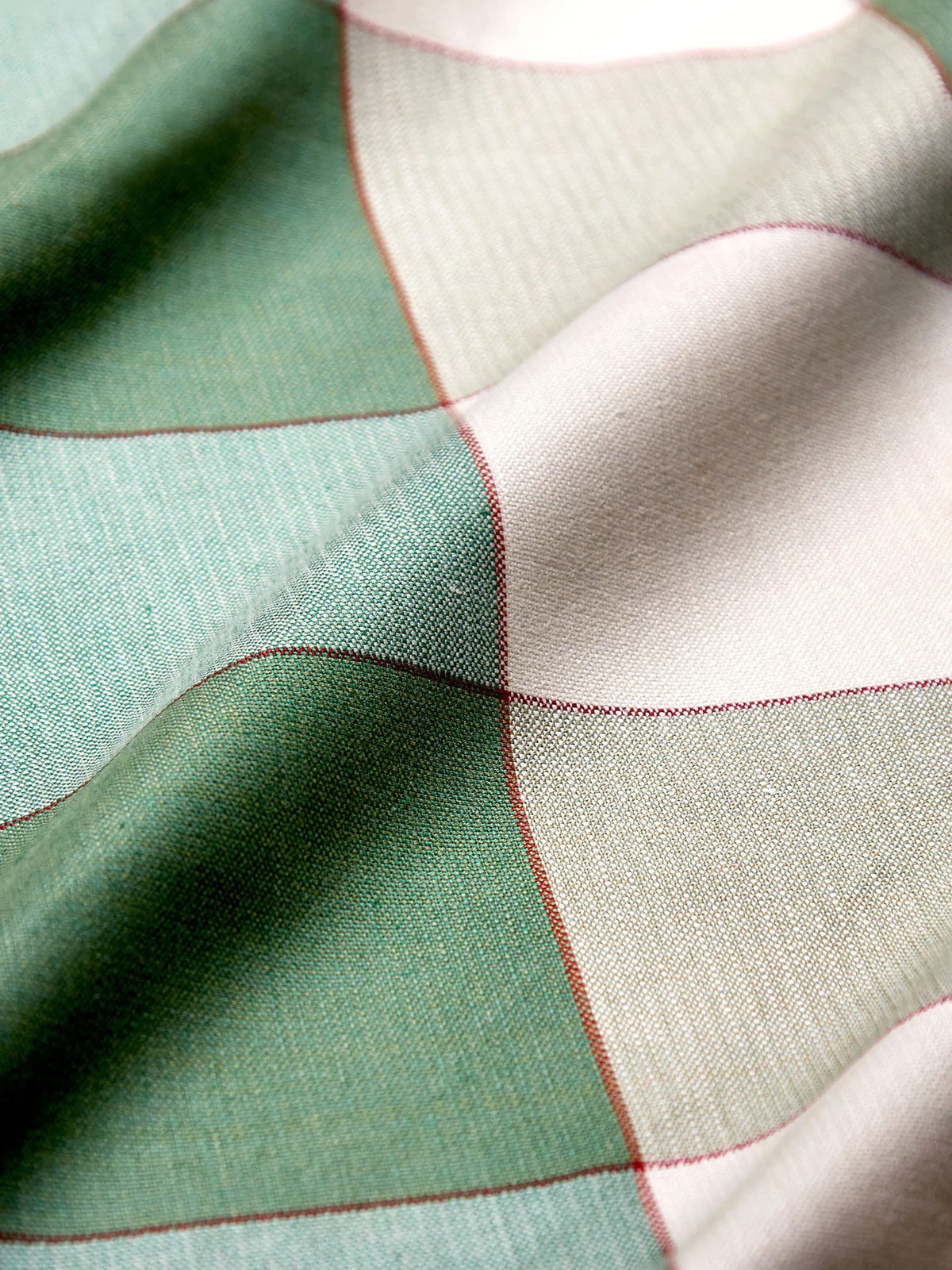 Jumbo Gingham in Clover
