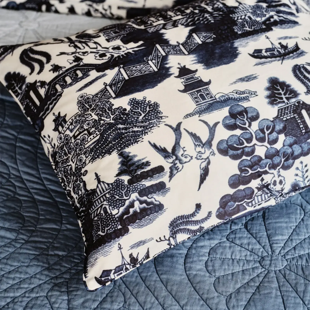 Pillowcase in Willow Ink