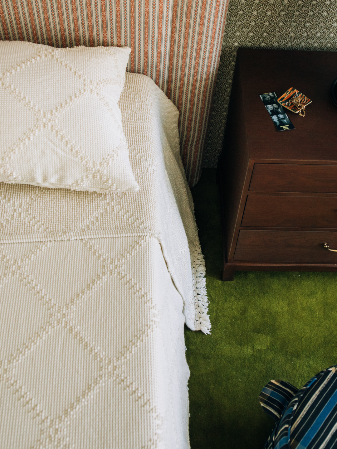 Trellis Terry Shams in Ivory