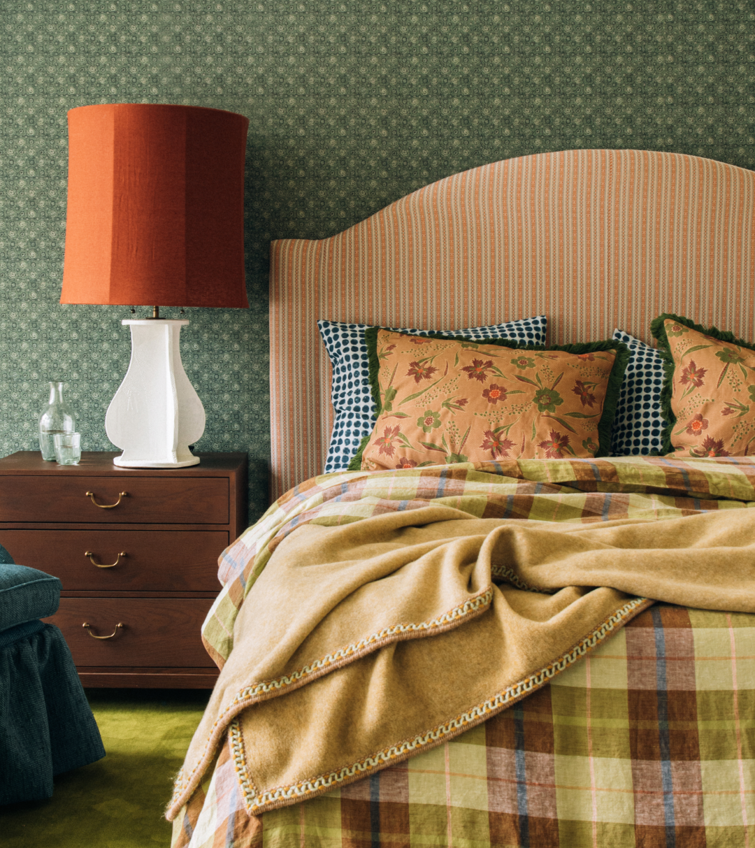 Italian Bamboo Throw in Saffron