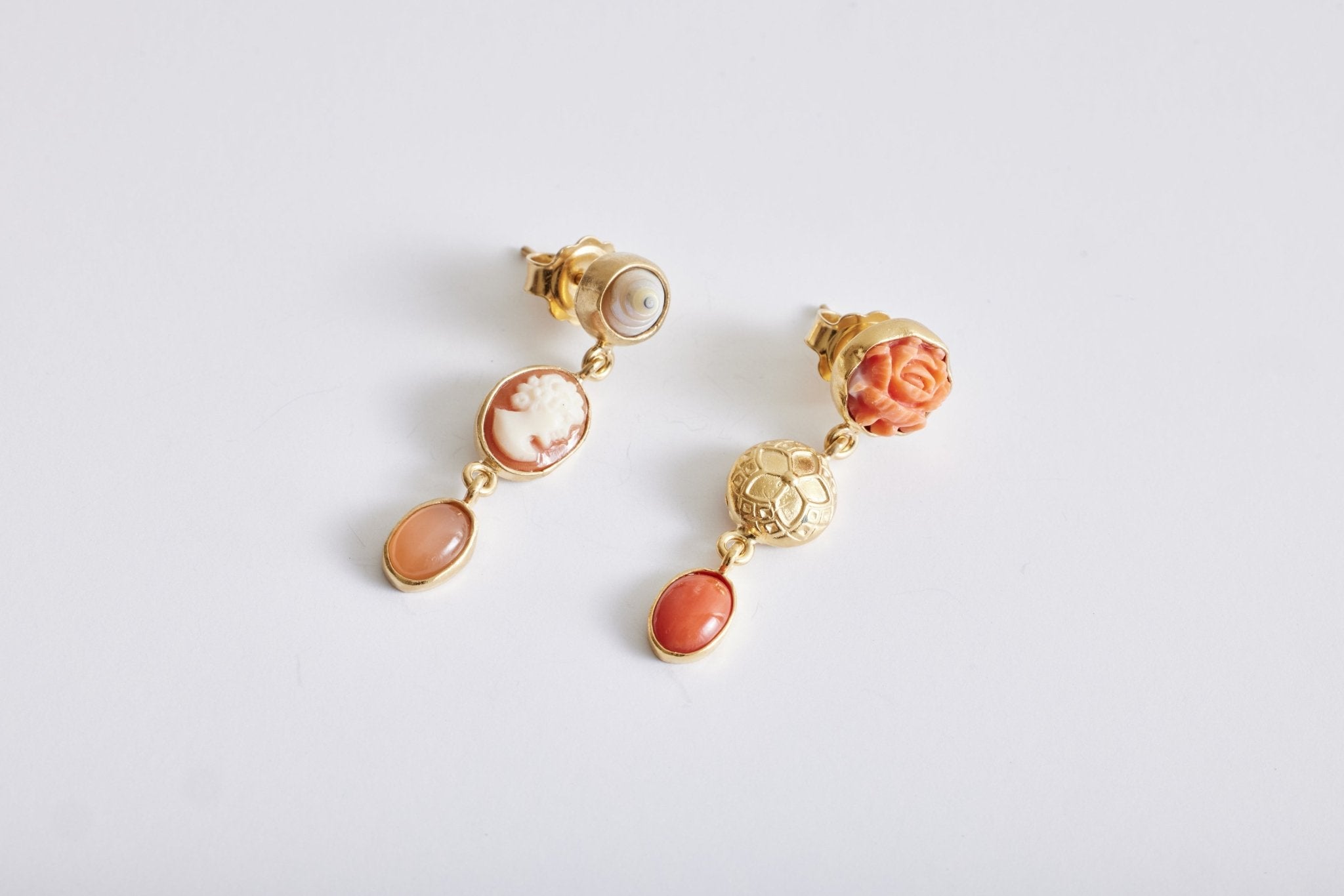 Grainne Morton, Three Charm Drop Earring - Nickey Kehoe