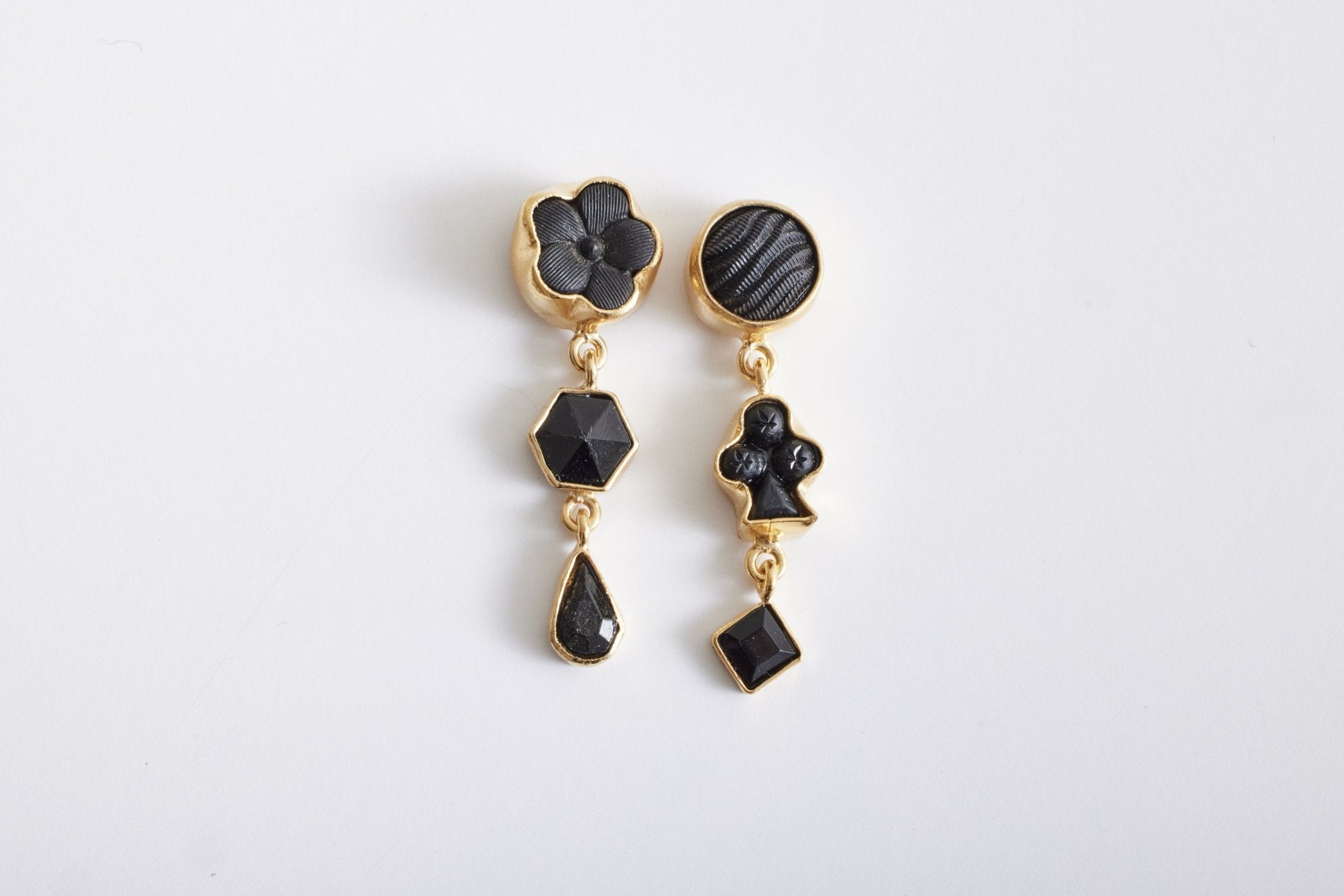 Grainne Morton, Three Charm Drop Earring No. 8 - Nickey Kehoe