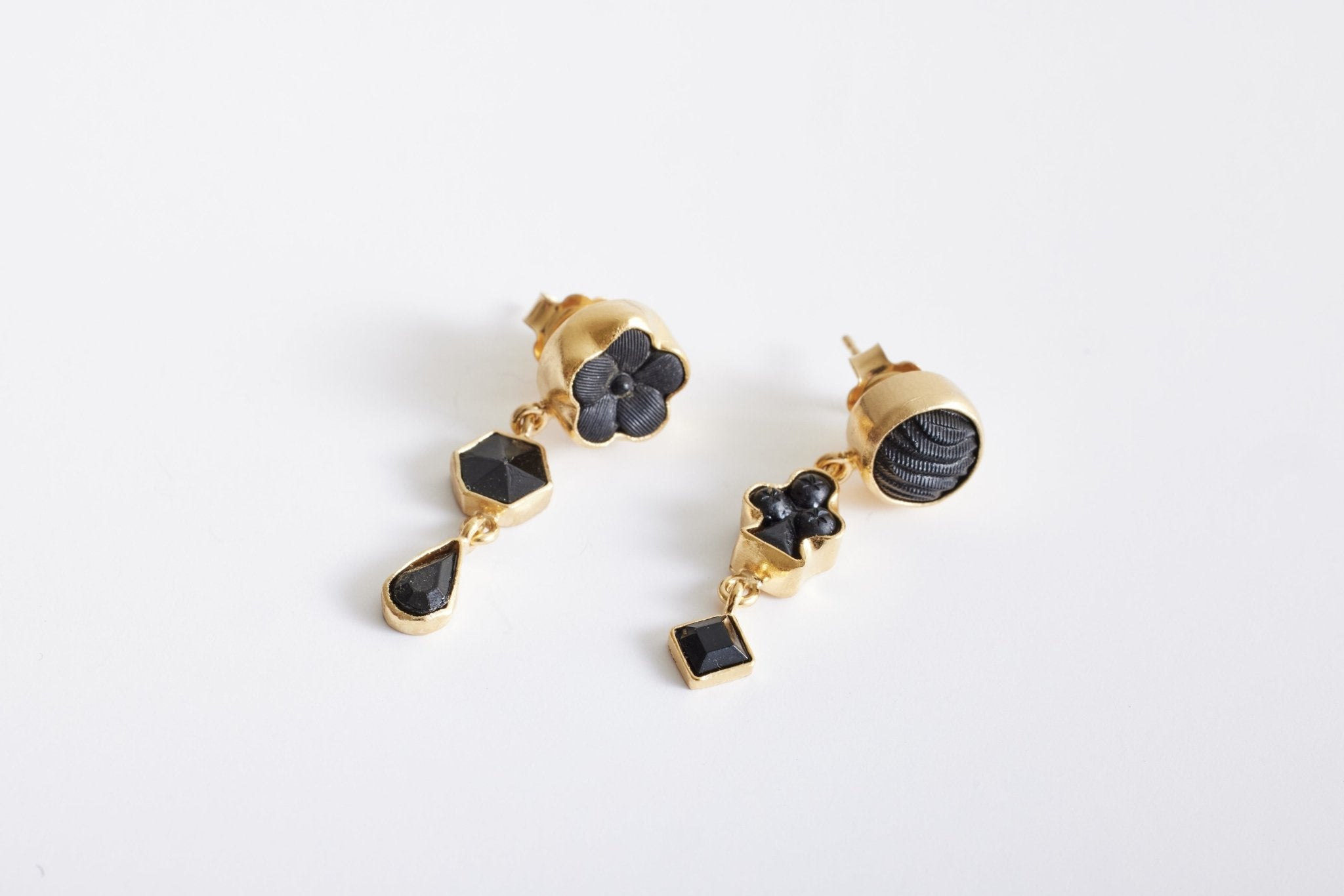 Grainne Morton, Three Charm Drop Earring No. 8 - Nickey Kehoe