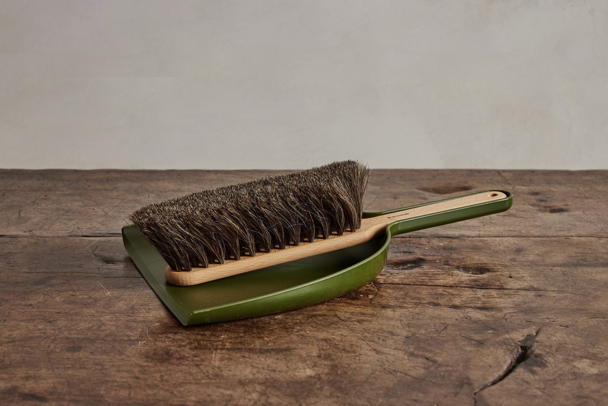 Green Dustpan & Hand Broom - Nickey Kehoe