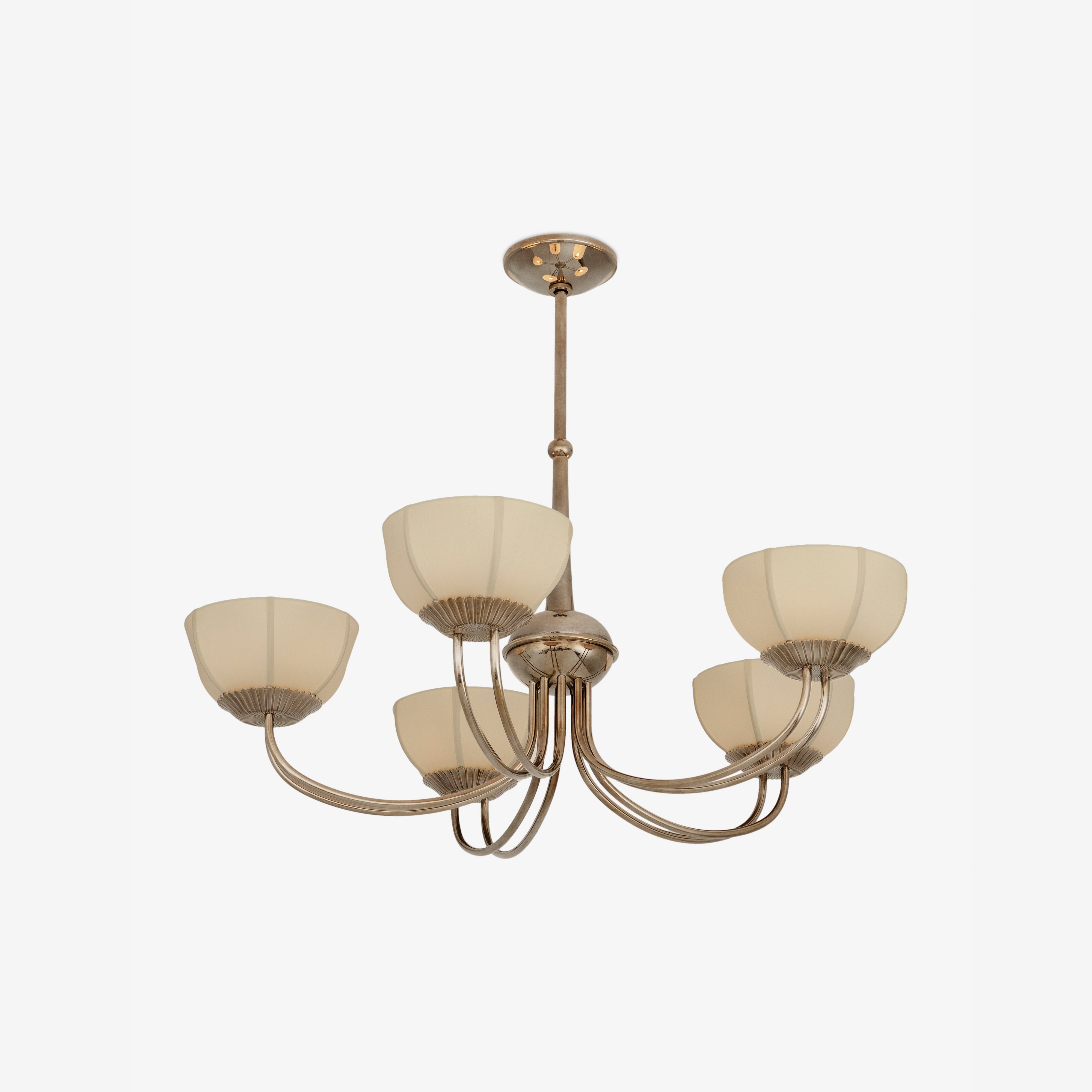 Shown in Heirloom Finish with Shades SH-223X-CRM