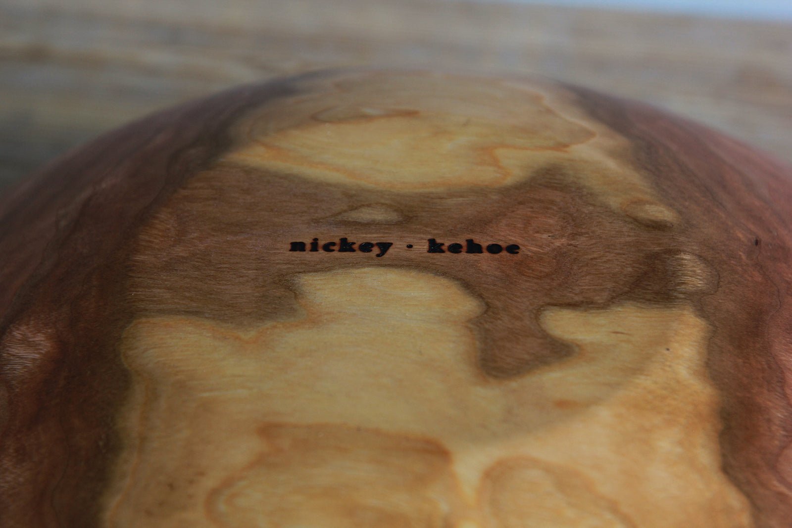 One Nickey Kehoe Cherry Wood Bowl.