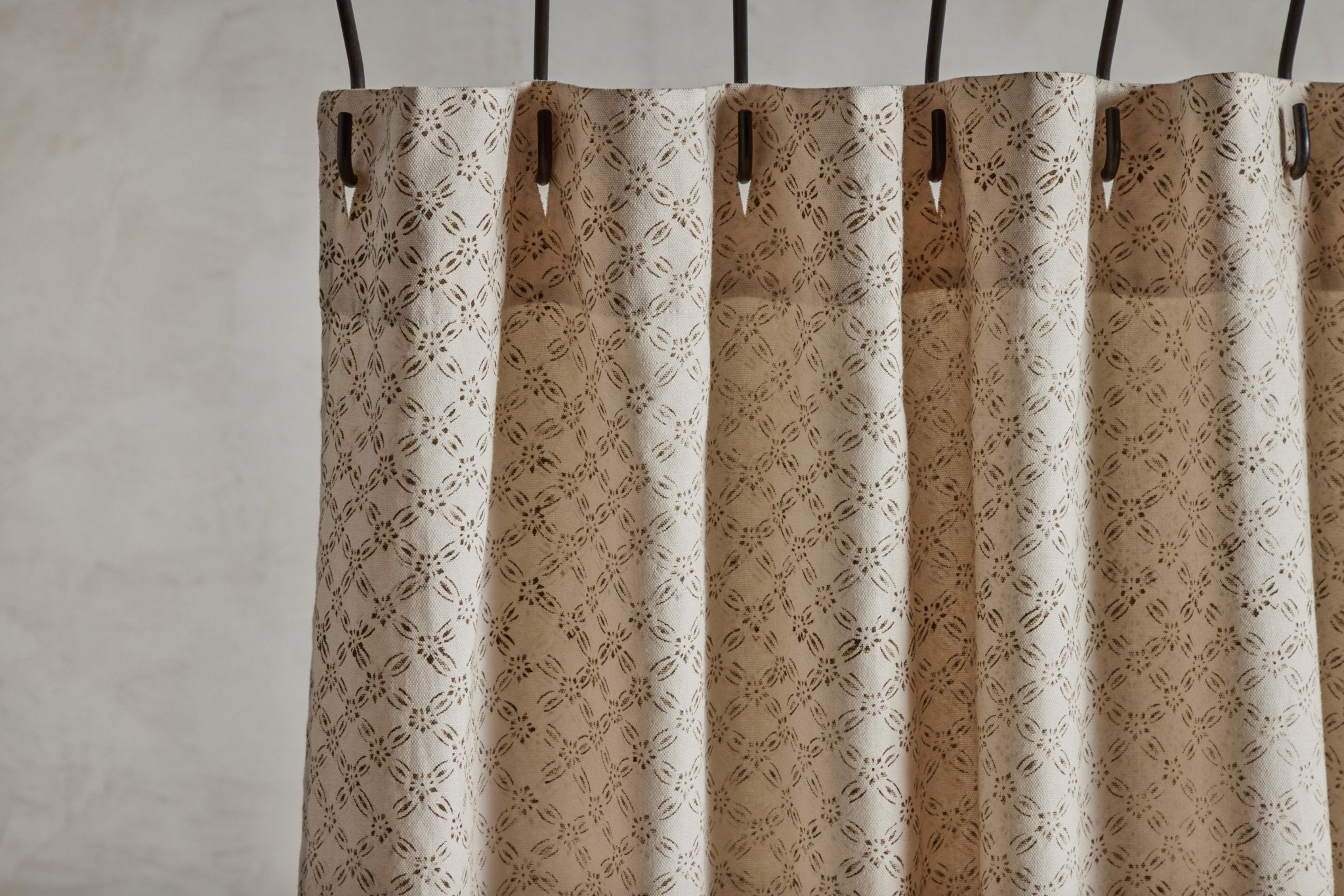 Nickey Kehoe Shower Curtain, Chestnut Lattice - Nickey Kehoe