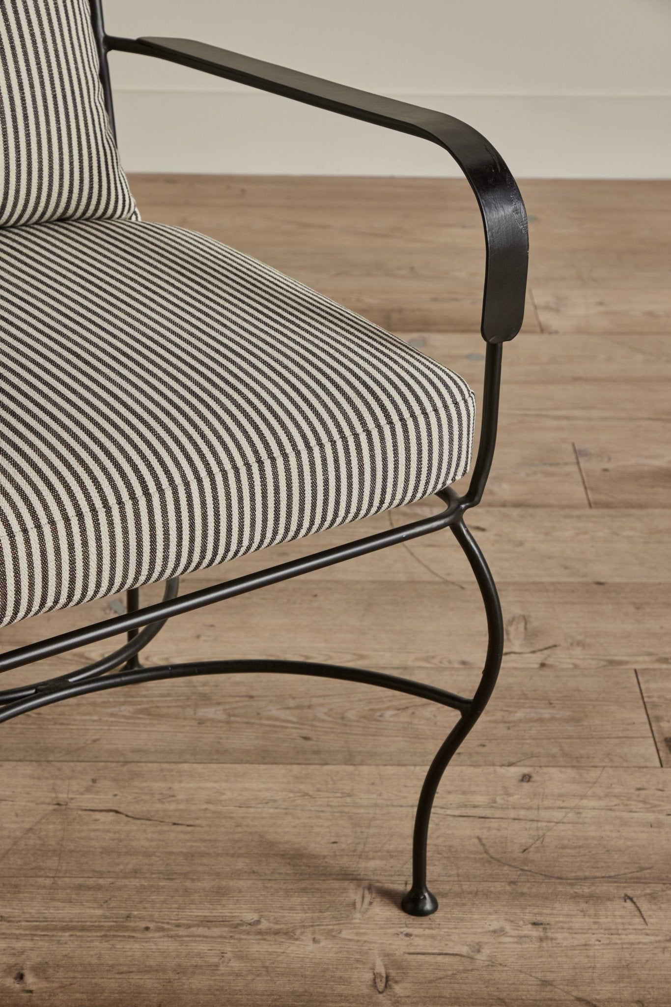 Shown in Perennials Tatton Stripe in Basalt