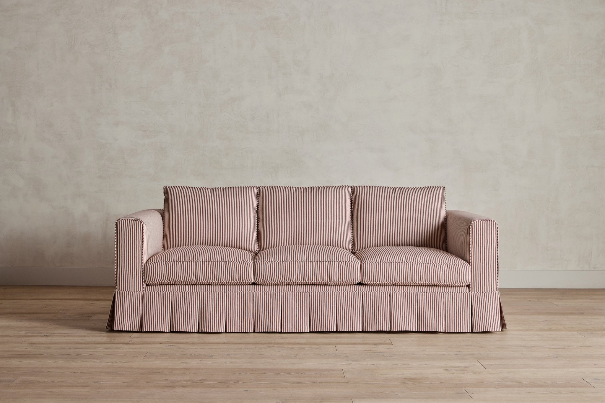 Shown in Customer's Own Material (Italian Red/Purple Stripe), 84 In.